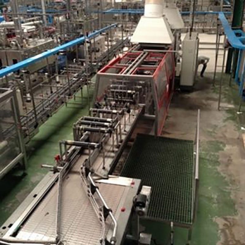Proyecto de desmontaje y montaje de línea completa de PET